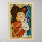 Vintages französisches Illustrationspaket Poster (Vorne)