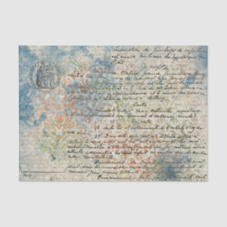 Vintages französisches Inspiriertes Pastel BlueTis Seidenpapier