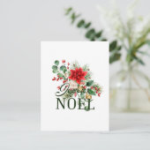 Vintages französisches Joyeux-Weihnachten Feiertagspostkarte (Stehend Vorderseite)