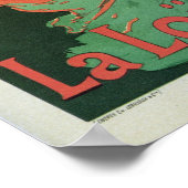 Vintages französisches Jugendstil La Loïe Fuller u Poster (Ecke)