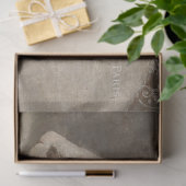 Vintages Französisches Kaninchen und Ephemera Deco Seidenpapier (Geschenk)