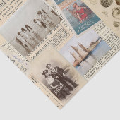 Vintages französisches Kinderkollektiv Seidenpapier (Ausschnitt)