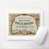 Vintages französisches Label Mousepad (Mit Mouse)
