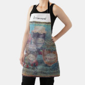 Vintages französisches Land behält sich Marinebuss Schürze (InSitu)