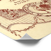 Vintages französisches Landeswerbung-Label-Frankre Poster (Ecke)