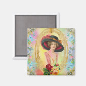 Vintages französisches Magnet (Vorderseite/Rückseite)