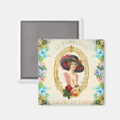 Vintages französisches Magnet (Vorderseite/Rückseite)