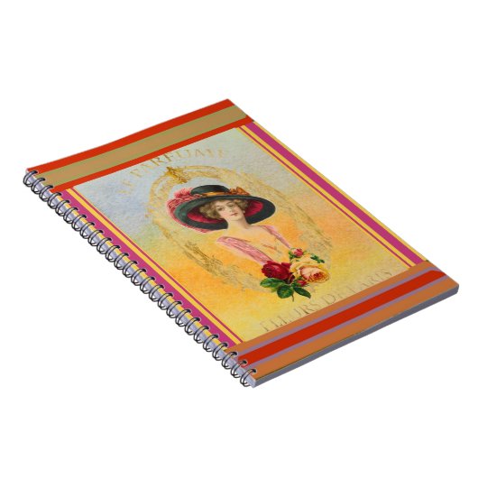 Vintages französisches Notebook Notizblock (Rechte Seite)