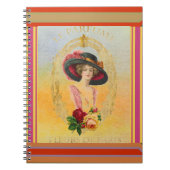 Vintages französisches Notebook Notizblock (Vorderseite)