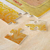 Vintages Französisches Parfüm-Label Puzzle (Seite)