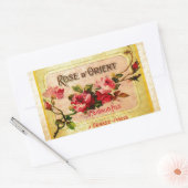 Vintages Französisches Parfüm-Label Rechteckiger Aufkleber (Umschlag)