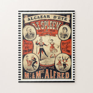 Vintages französisches Poster "Le Spleen" Jigsaw P Puzzle