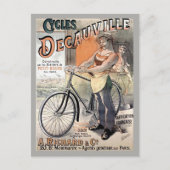 Vintages französisches Poster Postkarte (Vorderseite)