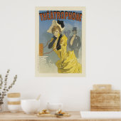 Vintages französisches Posters-Theatrophon Poster (Küche)