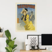 Vintages französisches Posters-Theatrophon Poster (Heimbüro)