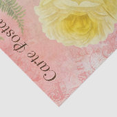 Vintages französisches Postkartenmotiv Seidenpapier (Ausschnitt)