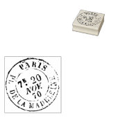 Vintages französisches Postmark Junk Journal Paris Gummistempel (Stempel)