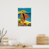 Vintages französisches Reiseplakat Poster (Küche)