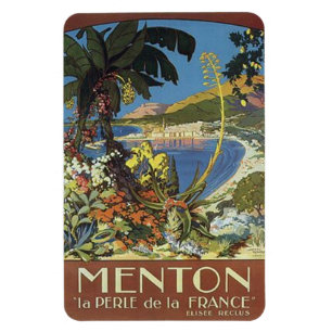 Vintages französisches Riviera, Frankreich - Magnet