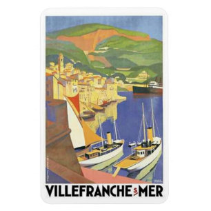 Vintages französisches Riviera, Frankreich - Magnet