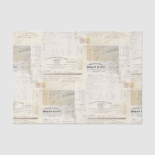 Vintages französisches Schreibens-Seidenpapier Seidenpapier