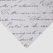 Vintages französisches Schreibtischpapier Seidenpapier (Ausschnitt)