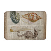 Vintages französisches Seepferd Badematte (Vorderseite)