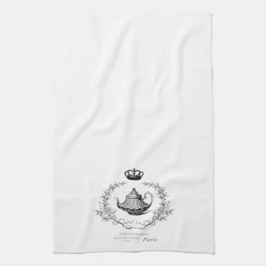 Vintages französisches Teekanneteetuch Handtuch (Vertikal)