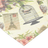 Vintages französisches Thema Paris Großer Tischläufer (Ecke)