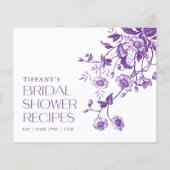 Vintages französisches Toile Floral Brautparty Rez (Rückseite)