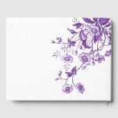 Vintages französisches Toile Floral Brautparty Rez Gästebuch (Rückseite)