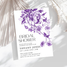 Vintages französisches Toile Lila Brautparty