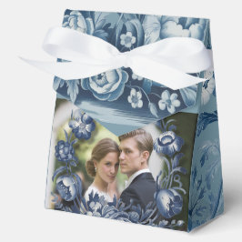 Vintages französisches Toule Floral Wedding Foto Geschenkschachtel