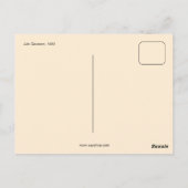 Vintages französisches Waschmittel und Postkarte (Rückseite)