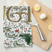 Vintages französisches Weihnachtsgeschenk-Weihnach Geschirrtuch (Viertel Falte)