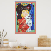 Vintages französisches Weltkriegsposter Poster (Küche)