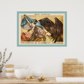 Vintages französisches Weltkriegsposter Poster (Küche)