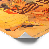 Vintages französisches Werbecasino de Paris 1891 Poster (Ecke)