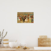 Vintages französisches Werbeplakat Poster (Küche)