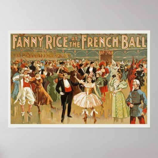 Vintages französisches Werbeplakat Poster (Vorne)