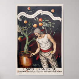 Vintages französisches Werbeplakat Poster