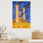 Vintages Französisches WW1. Poster (Küche)