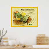 Vintages Französisches WW1-Poster Poster (Küche)