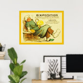 Vintages Französisches WW1-Poster Poster (Heimbüro)