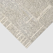 Vintages französisches Zeitungs-Seidenpapier Seidenpapier (Ausschnitt)