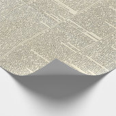 Vintages französisches Zeitungspapier Geschenkpapier (Ecke)