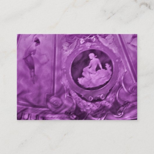 Vintages Frauen-ATC aceo Visitenkarte (Vorderseite)