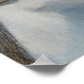 Vintages Frauenportrait Poster (Ecke)