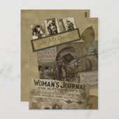 Vintages Frauenrecht 1913 Postkarte (Vorne/Hinten)