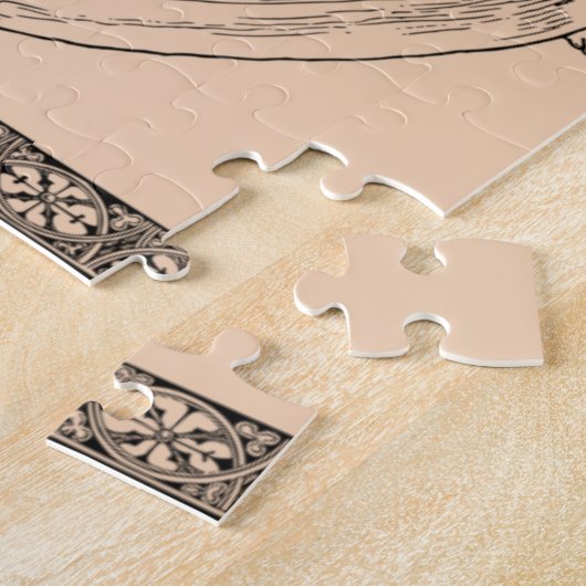 Vintages Frauentanzpuzzle Puzzle (Seite)